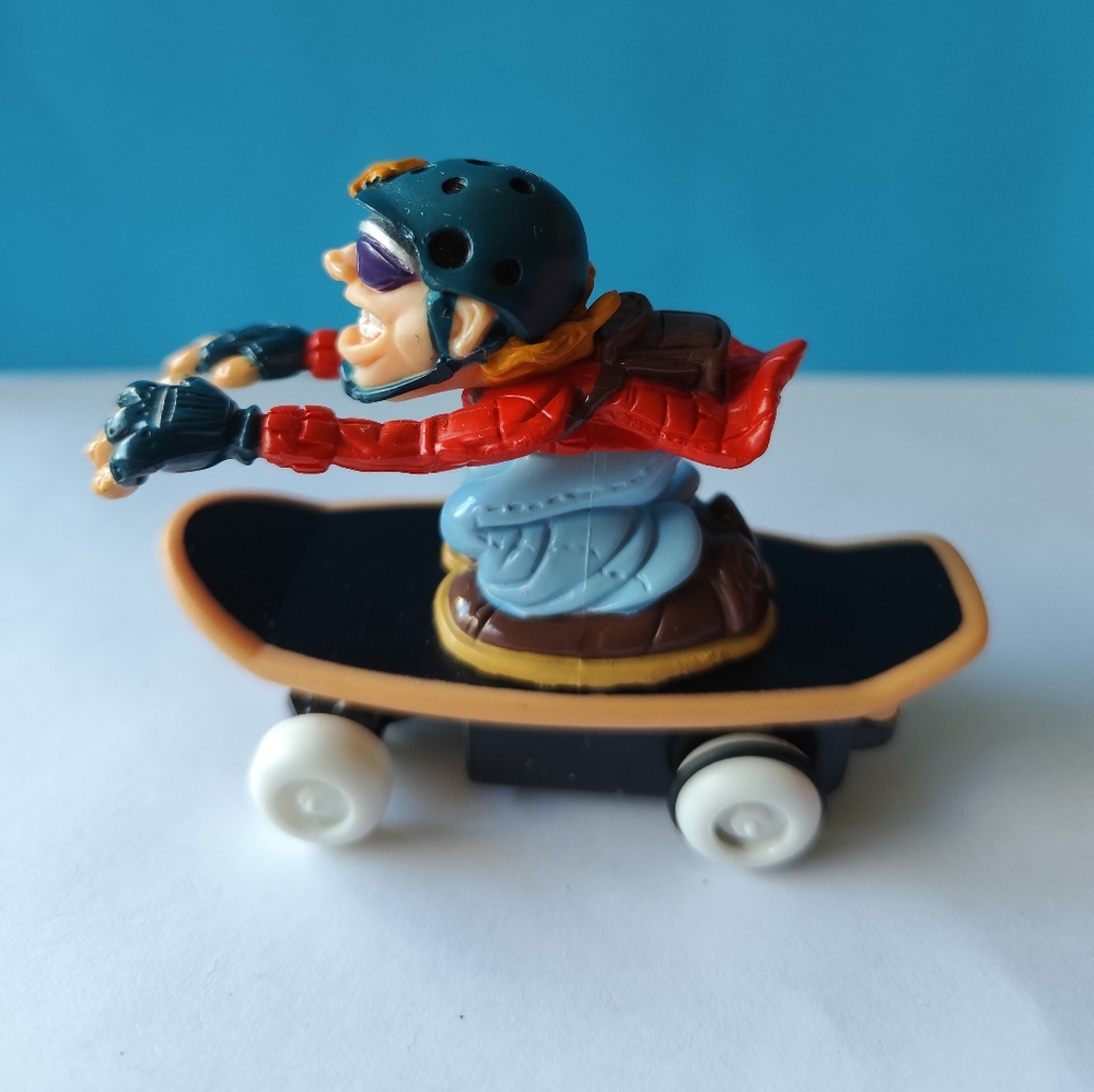 Vintage 1999 Rolling Skateboarder Skater Tech Deck 4" LONG PLAYMATES TOYS